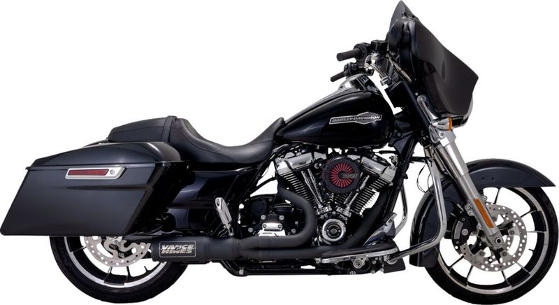 Avgassystem Vance & Hines 2 into-1 PCX Touring 17-24 svart
