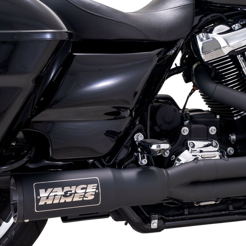 Avgassystem Vance & Hines 2 into-1 PCX Touring 17-24 svart