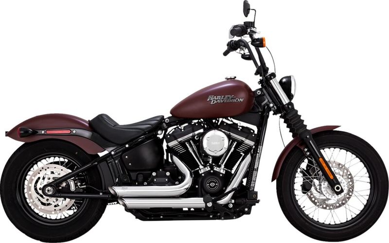 Avgassystem Vance & Hines PCX Softail 18-upp krom