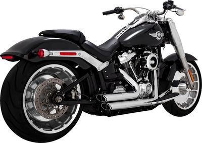 Avgassystem Vance & Hines Softail 18-upp krom