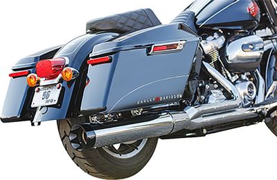 Avgassystem S&S 2 into-1 Sidewinder Touring 17-upp krom