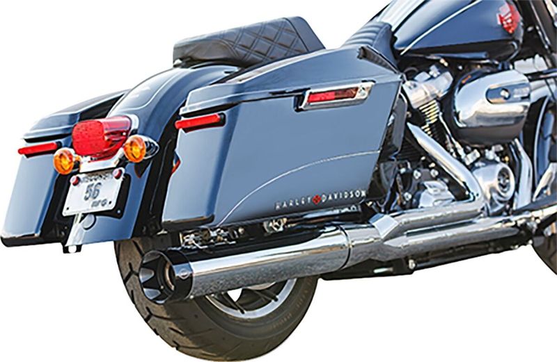 Avgassystem S&S 2 into-1 Sidewinder Touring 17-upp krom