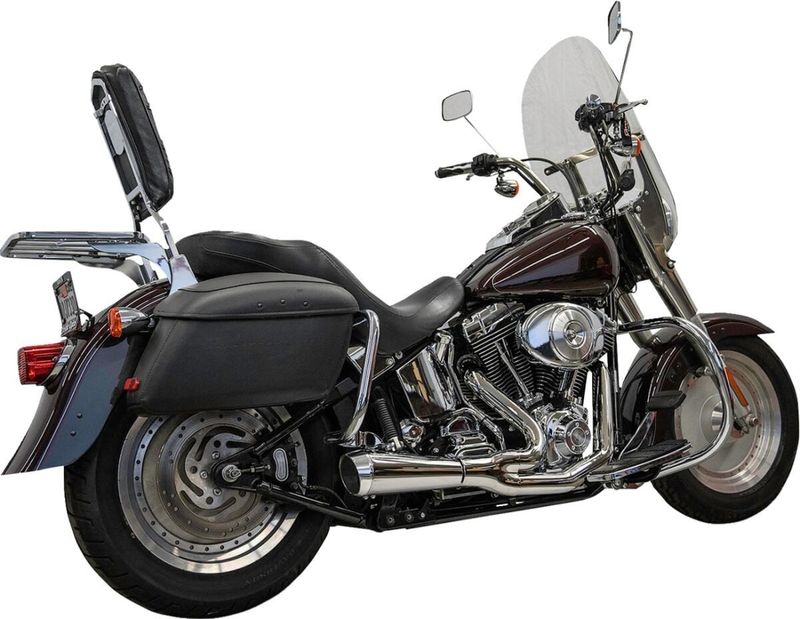 Avgassystem Bassani Xhaust 2 into-1 Ripper Softails Softail 86-17 krom