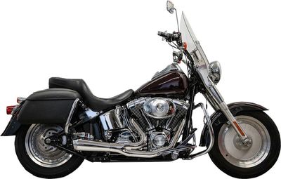 Avgassystem Bassani Xhaust 2 into-1 Ripper Softails Softail 86-17 krom