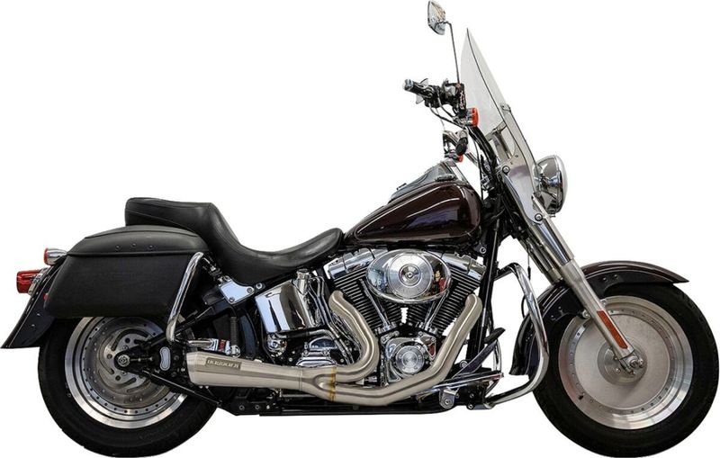 Avgassystem Bassani Xhaust 2 into-1 Ripper Softails Softail 86-17 rostfri