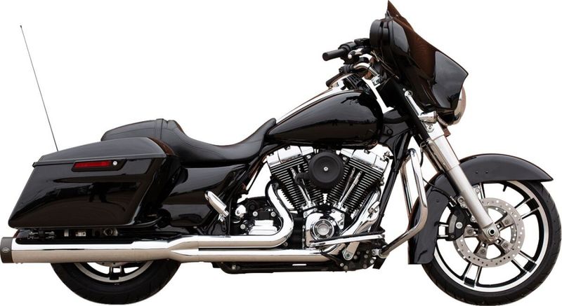 Avgassystem S&S 2 into-1 Sidewinder Touring 07-16 krom