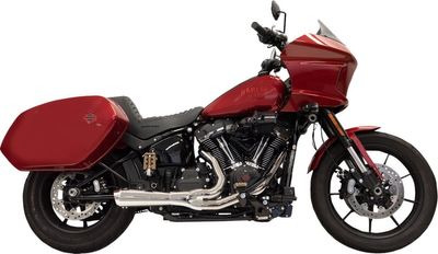 Avgassystem Bassani Xhaust 2 into-1 Ripper W/megaphone 2-1 krom Softail 21-upp
