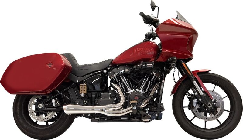 Avgassystem Bassani Xhaust 2 into-1 Ripper W/megaphone 2-1 krom Softail 21-upp