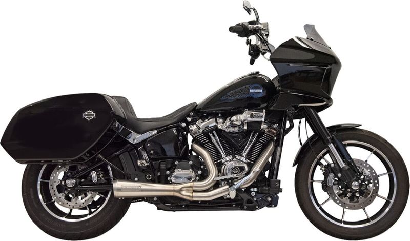 Avgassystem Bassani Xhaust 2 into-1 Ripper W/megaphone 2-1 krom Softail 21-upp