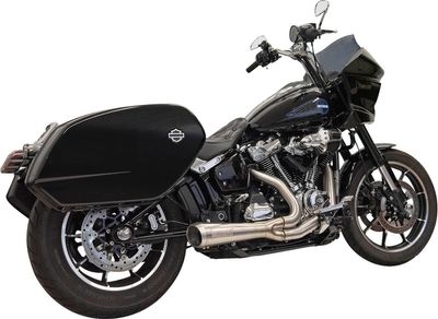 Avgassystem Bassani Xhaust 2 into-1 Ripper 2-1 rostfri Softail 21-upp