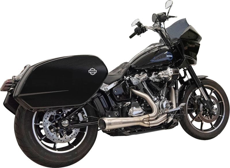 Avgassystem Bassani Xhaust 2 into-1 Ripper 2-1 rostfri Softail 21-upp