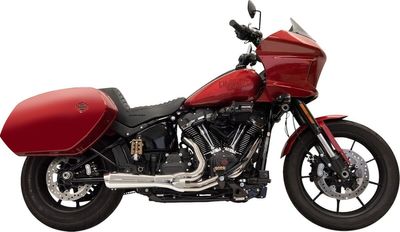 Avgassystem Bassani Xhaust 2 into-1 Ripper Megaphone 49STATE krom Softail 21-upp