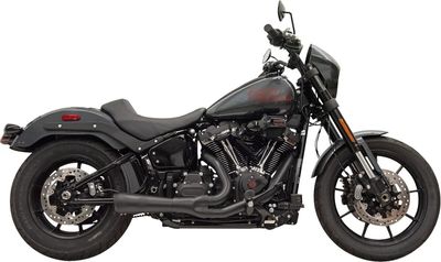 Avgassystem Bassani Xhaust 2 into-1 Ripper 2-1 Softail 18-upp svart
