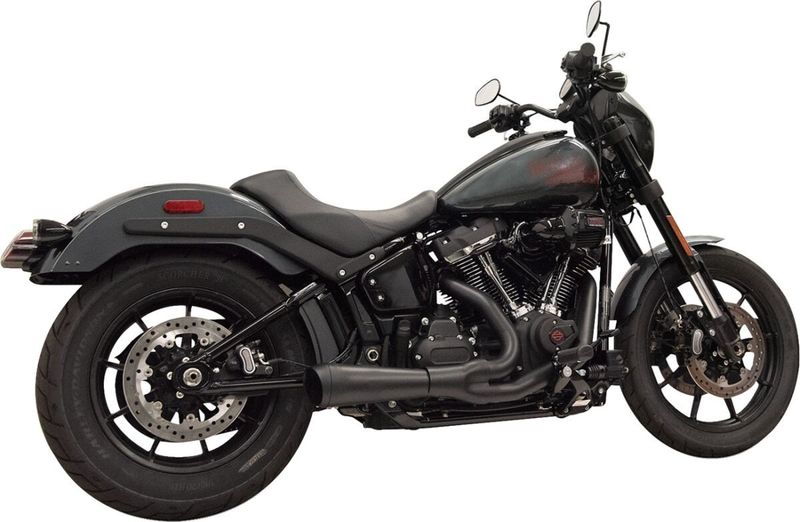 Avgassystem Bassani Xhaust 2 into-1 Ripper 49 State Softail 18-upp svart