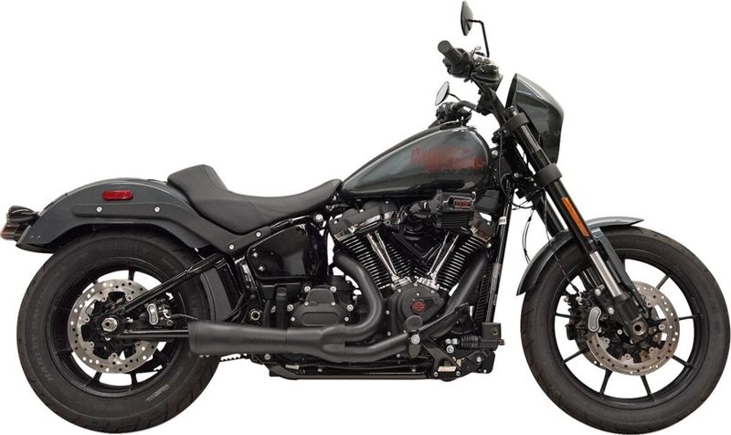 Avgassystem Bassani Xhaust 2 into-1 Ripper 49 State Softail 18-upp svart