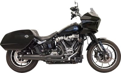 Avgassystem Bassani Xhaust 2 into-1 Rage svart Softail 21-upp