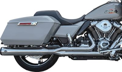Avgassystem S&S 2 into-1 GNX Race 2-1 Touring 17-upp krom