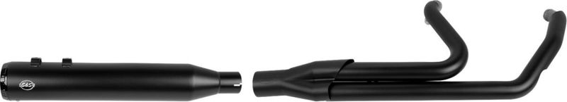 Avgassystem S&S 2 into-1 GNX 49 State Touring 17-upp svart