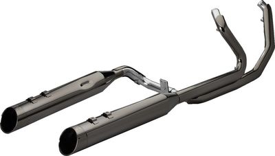 Avgassystem Khrome Werks 2 into-1-into-2 Dominator-SR Eclipse Touring 17-upp, Softail 24