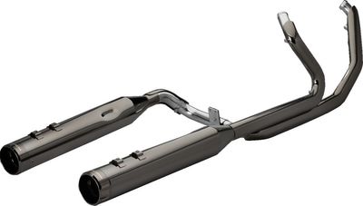 Avgassystem Khrome Werks 2 into-1-into-2 Dominator-SR Eclipse Touring 17-upp, Softail 24