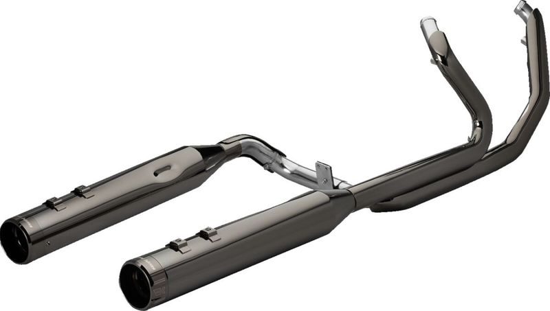Avgassystem Khrome Werks 2 into-1-into-2 Dominator-SR Eclipse Touring 17-upp, Softail 24