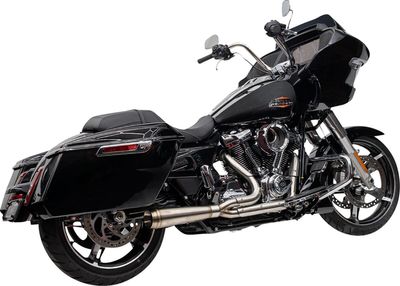 Avgassystem Trask 2 into-1 Assault rostfri Touring 26-upp