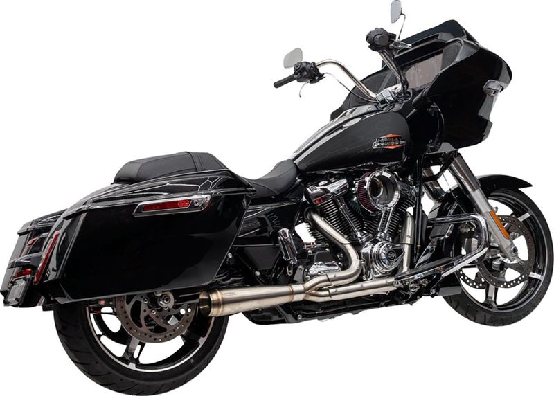 Avgassystem Trask 2 into-1 Assault rostfri Touring 26-upp
