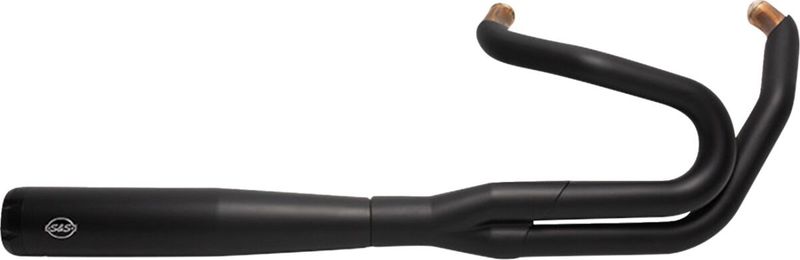 Avgassystem S&S 2 into-1 svart Softail 18-24