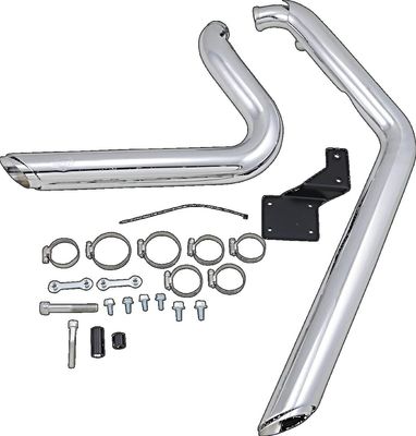 Avgassystem Vance & Hines krom Softail 86-09