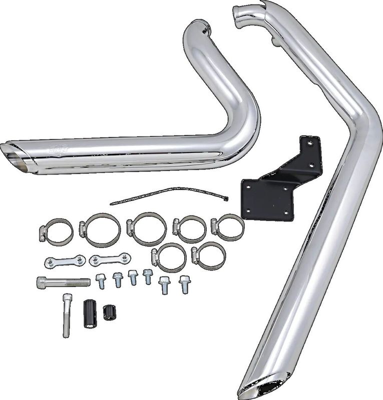 Avgassystem Vance & Hines krom Softail 86-09