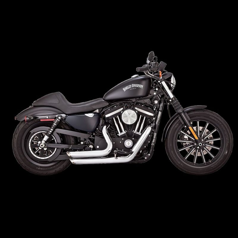 Avgassystem Vance & Hines krom Softail 86-09