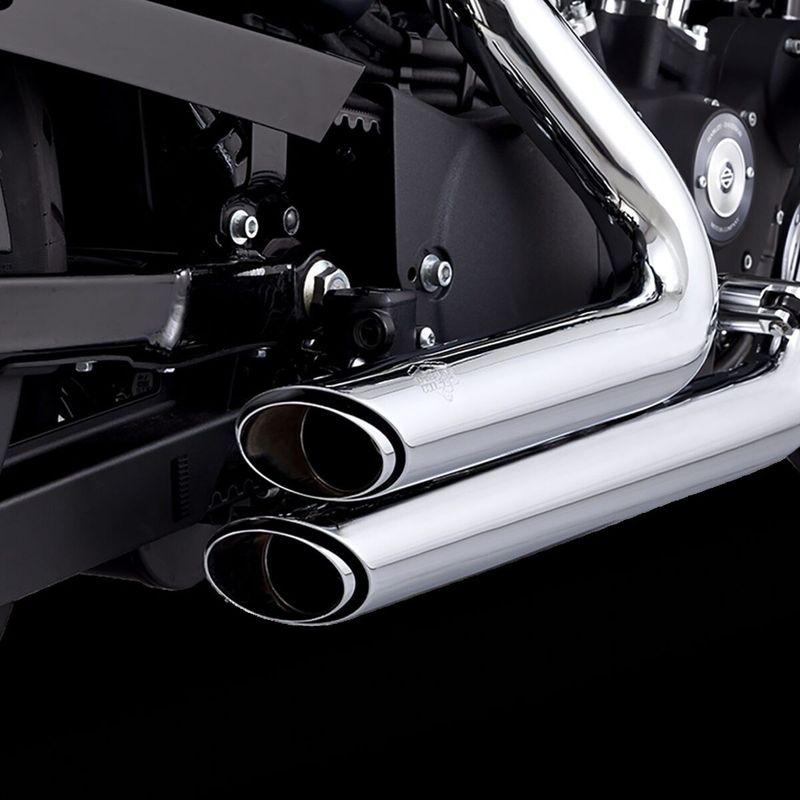 Avgassystem Vance & Hines krom Softail 86-09