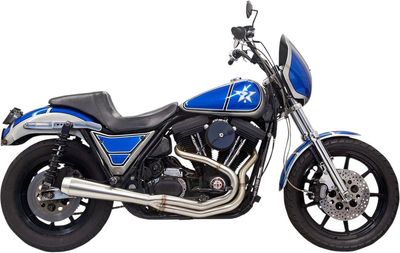Avgassystem Bassani Xhaust Rage III rostfri FXR 84-94