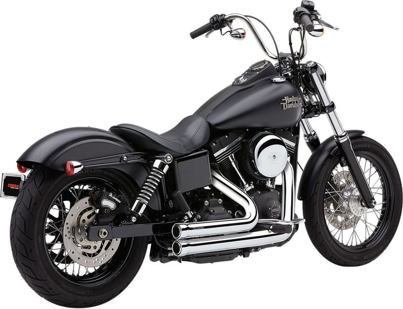 Avgassystem Cobra Speedster 909 Dyna 12-17 krom