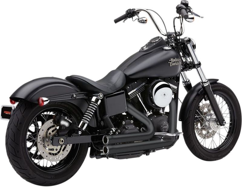 Avgassystem Cobra Speedster 909 Dyna 12-17 svart