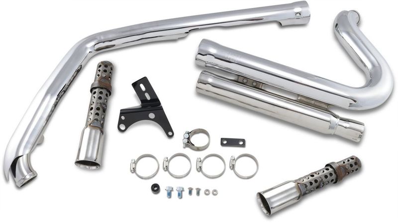 Avgassystem Cobra Speedster 909 Dyna 06-11 krom