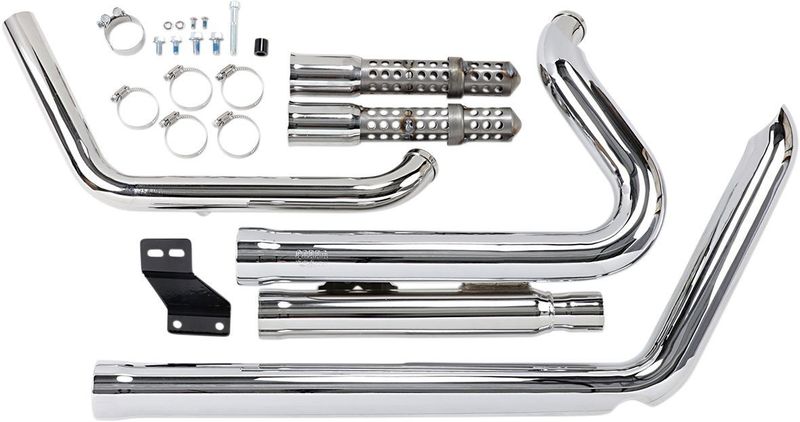 Avgassystem Cobra Speedster 909 svart Softail 12-17