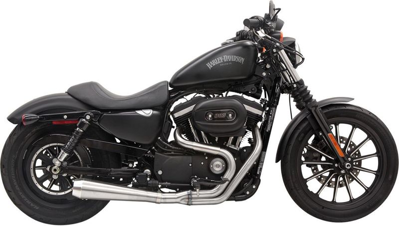 Avgassystem Bassani Xhaust Rage III 2 1 rostfri Sportster 04-22