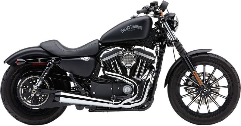 Avgassystem Cobra El Diablo 2 into-1 XL Sportster 14-22 krom