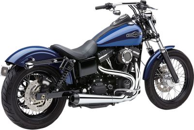 Avgassystem Cobra El Diablo 2 1 krom svart Dyna 06-11