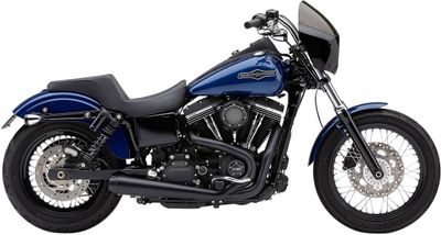 Avgassystem Cobra El Diablo 2 1 4 svart Dyna 06-11
