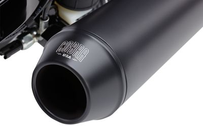 Avgassystem Cobra El Diablo 2 into-1 Dyna 12-17 svart