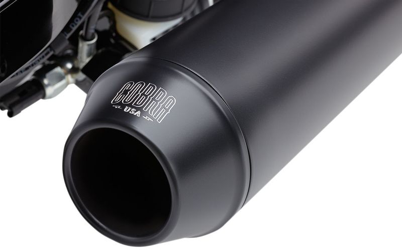Avgassystem Cobra El Diablo 2 into-1 Dyna 12-17 svart