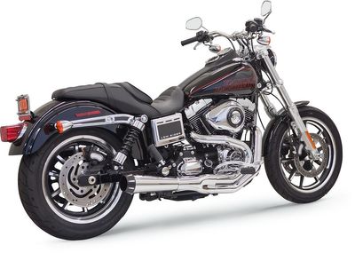 Avgassystem Bassani Xhaust Rage II Mega 2 Dyna 91-17 krom