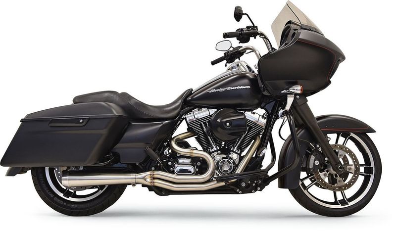 Avgassystem Bassani Xhaust Rage III 2 1 rostfri stål Touring 07-16, Softail 07