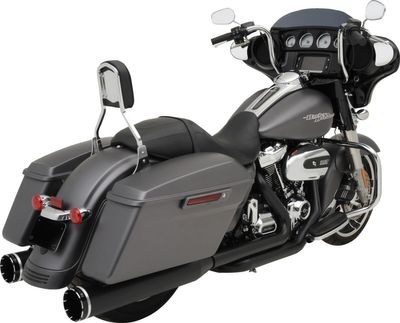 Avgassystem Khrome Werks 2 into-2 Dominator svart Touring 17-24