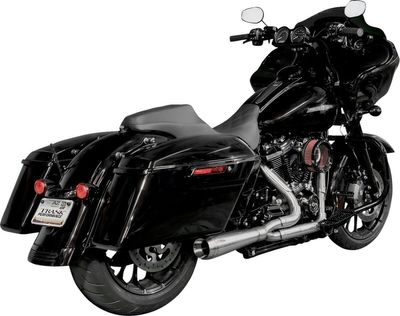 Avgassystem Trask 2 into-1 Assault Aslt rak obehandlad H-D 17-24