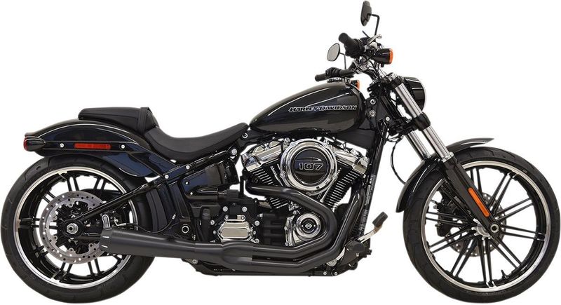 Avgassystem Bassani Xhaust Rage 2 1 rostfri stål Softail 18-21