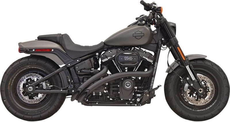 Avgassystem Bassani Xhaust Sweepers Softail 18-upp svart