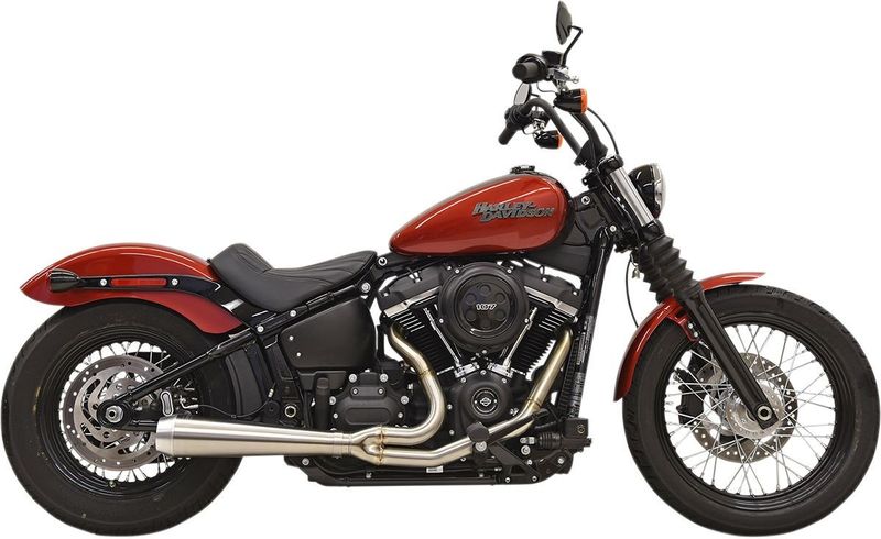 Avgassystem Bassani Xhaust Rage 2 1 rostfri stål Softail 18-24